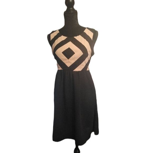 The Rage Black and Tan Dress Size M - Picture 1 of 5